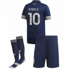 Детская форма Ювентус гостевая номер 10 Дибала сезон 2020-2021 (футболка + шорты)